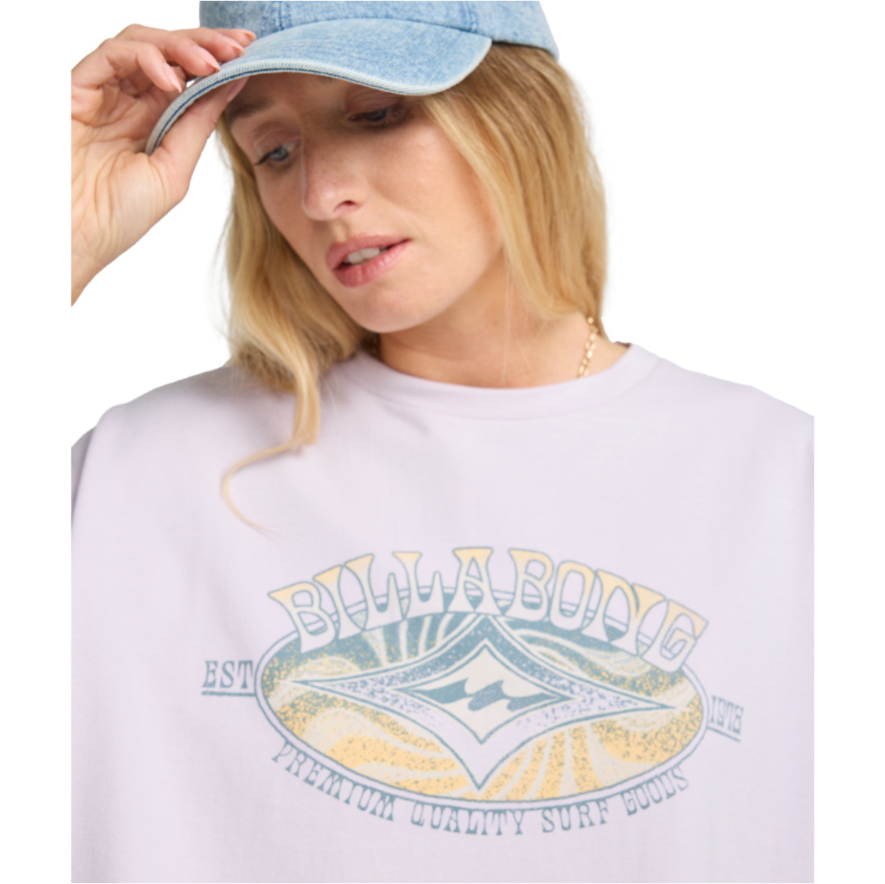 2025 Billabong Womens Quality Surf T-Shirt EBJZT00504 - Violet Ice